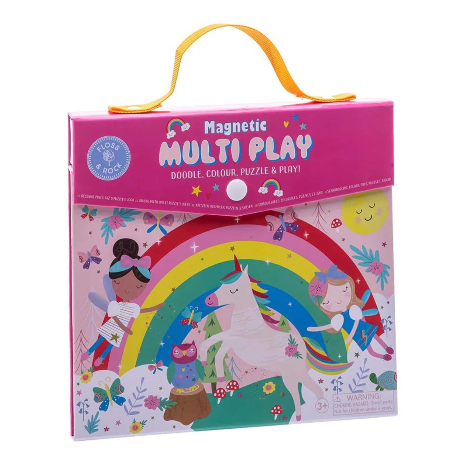 MAGNETINIS KŪRYBINIS RINKINYS RAINBOW FAIRY 4IN1