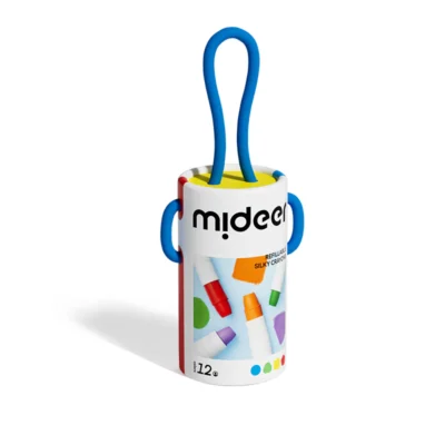 MIDEER ŠILKINĖS KREIDELĖS 12 SPALVŲ
