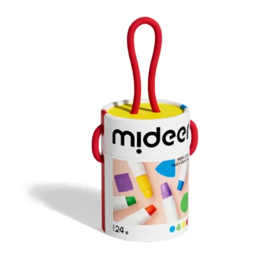 MIDEER ŠILKINĖS KREIDELĖS 24 SPALVOS