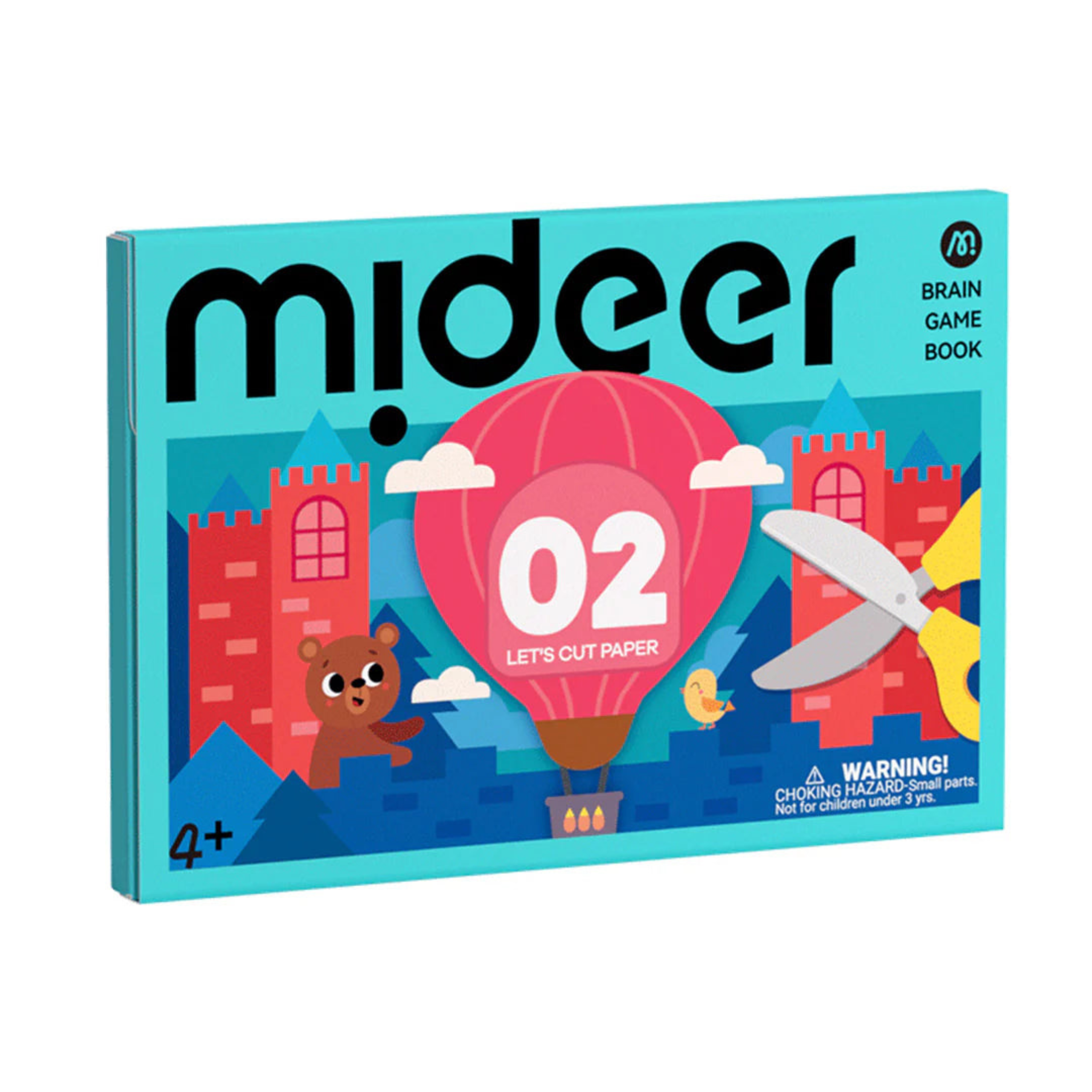 MIDEER POPIERIAUS KARPINIŲ UŽDUOČIŲ KNYGELĖ LEVEL 2